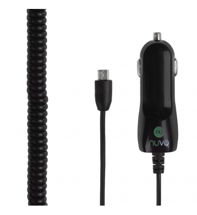 NUVO Car Charger 1A Micro USB, black