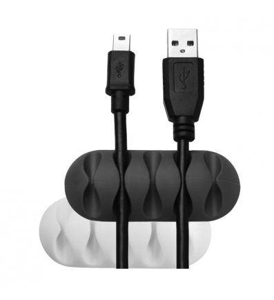 NUVO Desk Cable Organizer for 5 cables, 2pcs