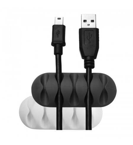 NUVO Desk Cable Organizer for 5 cables, 2pcs