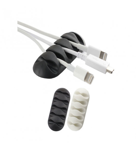 NUVO Desk Cable Organizer for 5 cables, 2pcs
