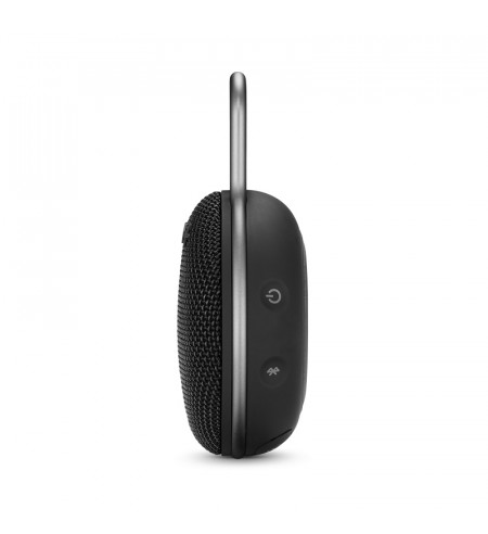 JBL CLIP 3 Waterproof Portable Bluetooth Speaker, black