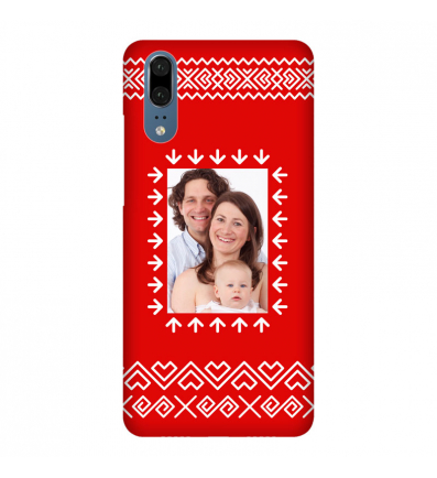 Protective Case for Mobile Phone Čičmany photo frame, red 2