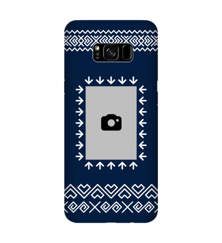 Protective Case for Mobile Phone Čičmany photo frame, blue