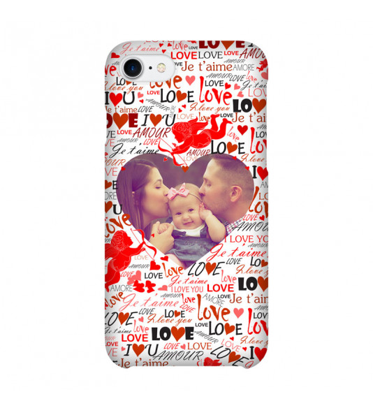 Protective Case for Mobile Phone Love photo frame