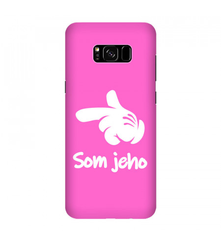 Kryt na mobil Som jeho, ružový