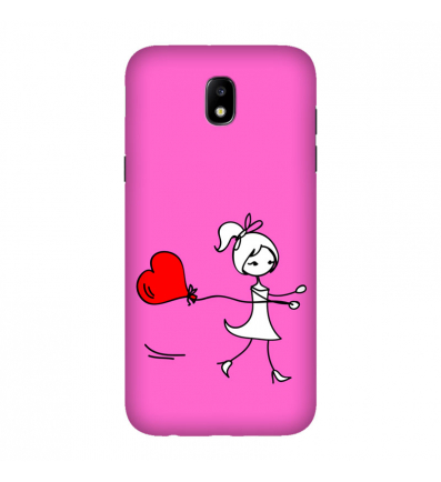 Protective Case for Mobile Phone Running girl in love