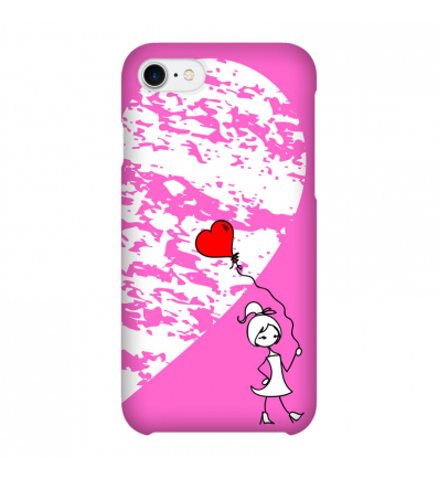 Protective Case for Mobile Phone Heart, pink