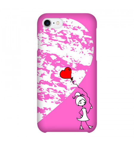Protective Case for Mobile Phone Heart, pink