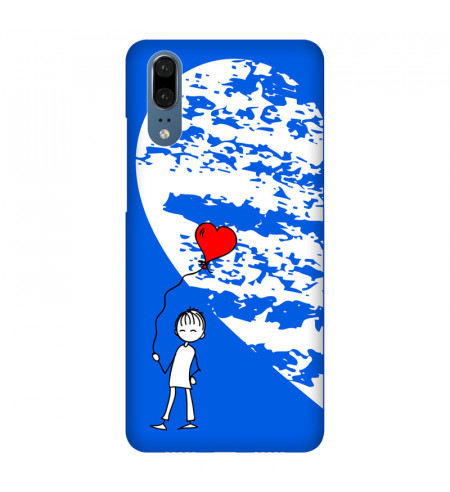Protective Case for Mobile Phone Heart, blue