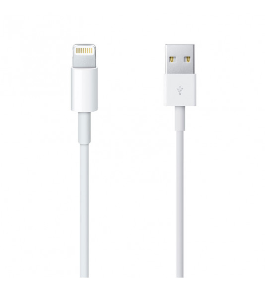 Apple dátový a nabíjací kábel s lightning konektorom 2m, biely