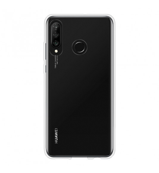 Gumené puzdro na Huawei P30 Lite transparentné
