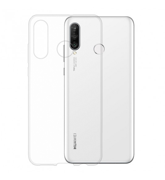 NUVO TPU Rubber Cover for Huawei P30 Lite clear