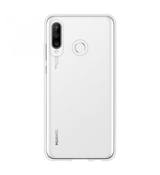 Gumené puzdro na Huawei P30 Lite transparentné