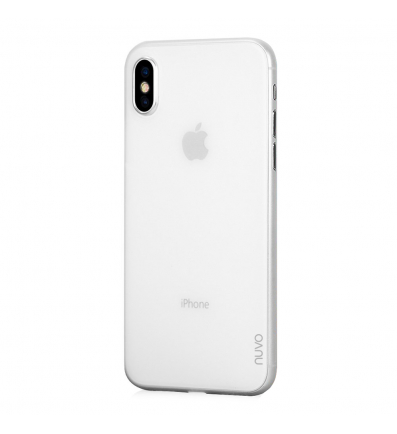 NUVO Slim Back Cover for Apple iPhone Xs white