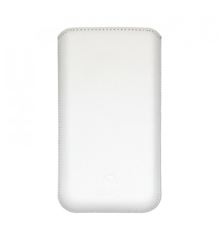 NUVO Pouch Case with Pull Tab mechanismsize S white