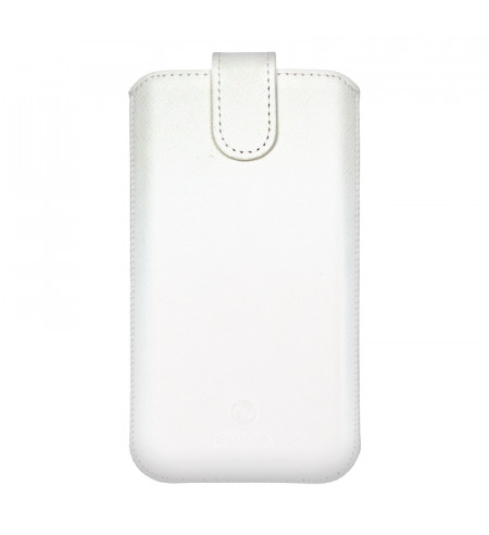 NUVO Pouch Case with Pull Tab mechanismsize M white