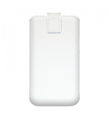 NUVO Pouch Case with Pull Tab mechanismsize M white