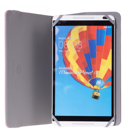 NUVO BookCover Tablet Case for 7inch - 8inch Tablets, pink