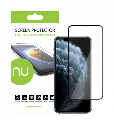 Ochranné sklo NUVO pre Apple iPhone 11 Pro čierne 2