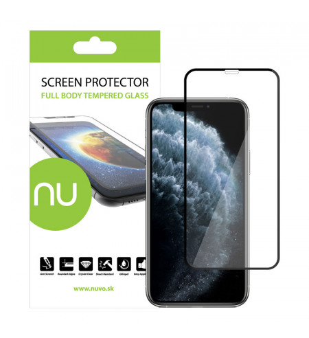 Ochranné sklo NUVO pre Apple iPhone 11 Pro čierne