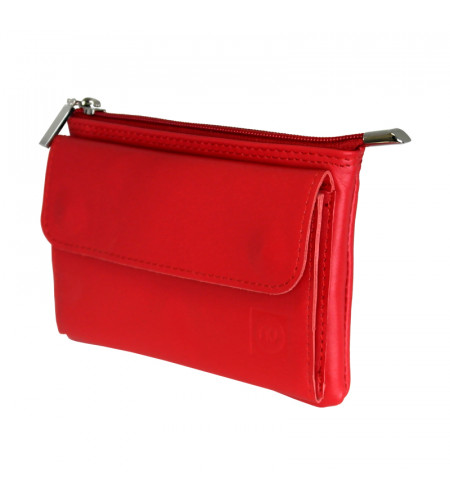 NUVO leather hand bag case for mobile phone red
