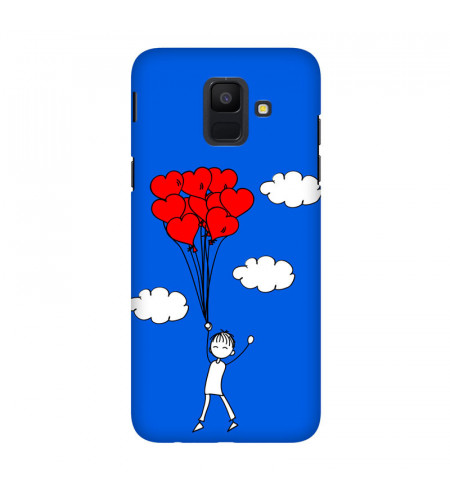 Protective Case for Mobile Phone Flying high, blue