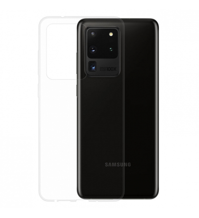Gumené puzdro na Samsung Galaxy S20 Ultra transparentné