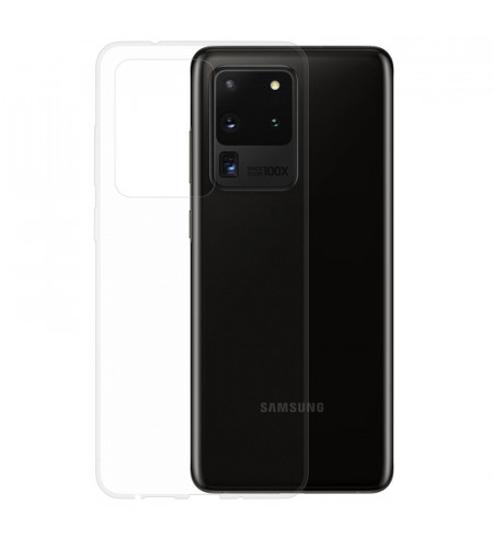 Gumené puzdro na Samsung Galaxy S20 Ultra transparentné