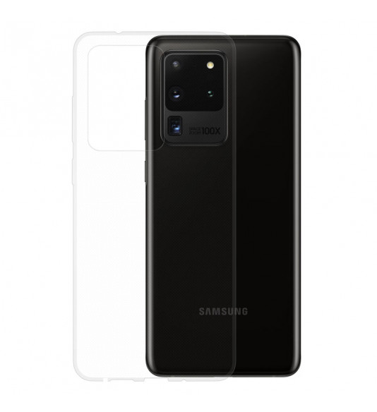 NUVO TPU Rubber Cover for Samsung Galaxy S20 Ultra clear