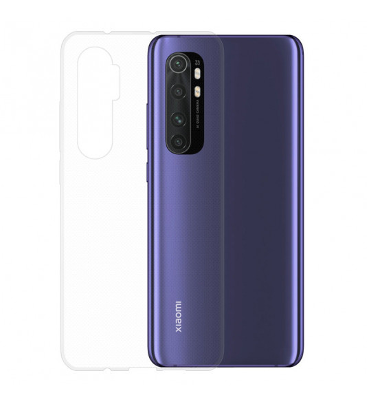 NUVO TPU Rubber Cover for Xiaomi Mi Note 10 Lite clear