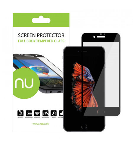 Ochranné sklo NUVO pre Apple iPhone 6, čierne
