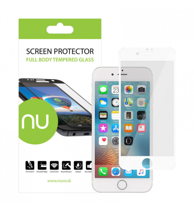 Ochranné sklo NUVO pre Apple iPhone 6, biele