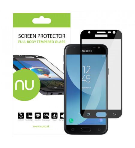 Ochranné sklo NUVO pre Samsung Galaxy J3 2017, čierne