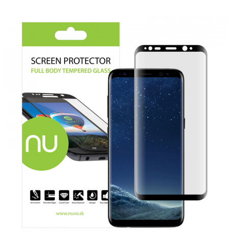Ochranné sklo NUVO pre Samsung Galaxy S8, čierne