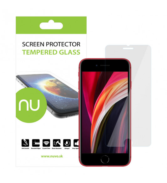 NUVO Tempered Glass Screen Protector for Apple iPhone SE (2020)