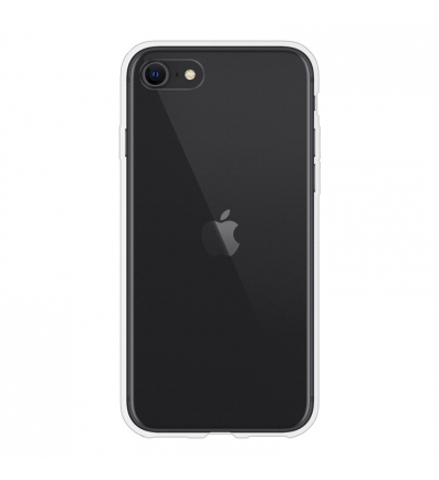 Gumené puzdro NUVO pre Apple iPhone SE (2020) transparentné 2