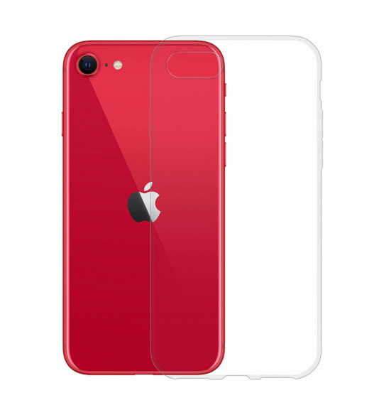 Gumené puzdro NUVO pre Apple iPhone SE (2020) transparentné