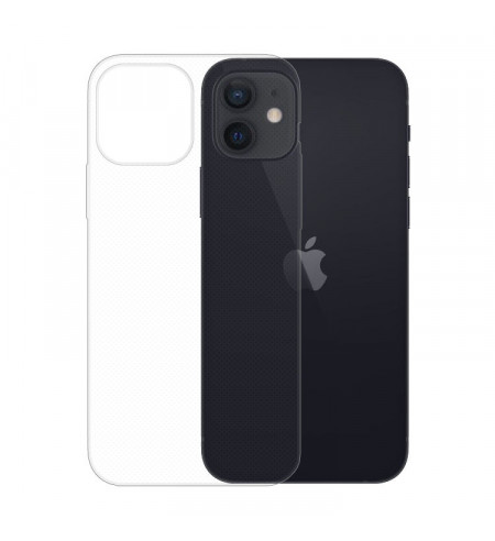Gumené puzdro Apple iPhone 12 a 12 Pro transparentné