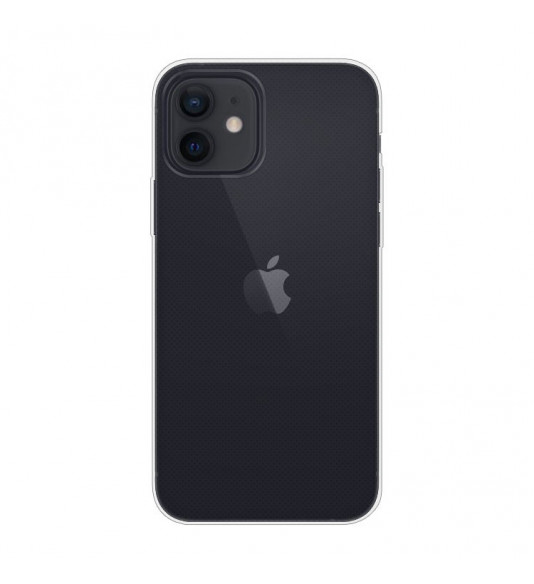 NUVO TPU Rubber Cover for Apple iPhone 12 and 12 Pro clear