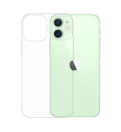 Gumené puzdro Apple iPhone 12 Mini transparentné
