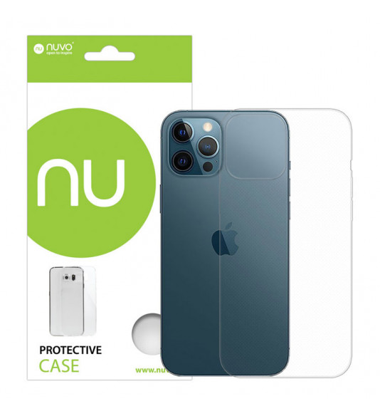 Gumené puzdro Apple iPhone 12 Pro Max transparentné