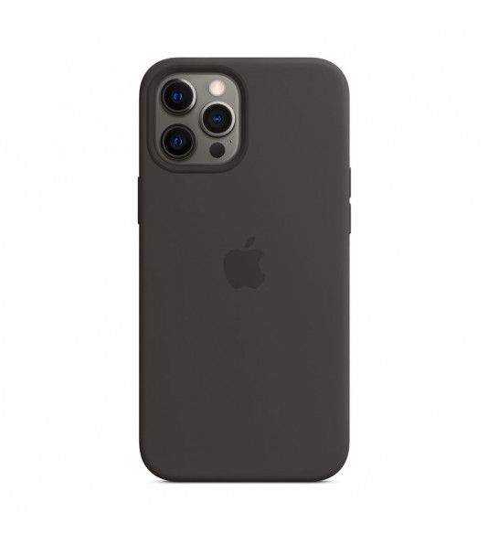 Apple Silikónový kryt s MagSafe pre iPhone 12 Pro Max čierny