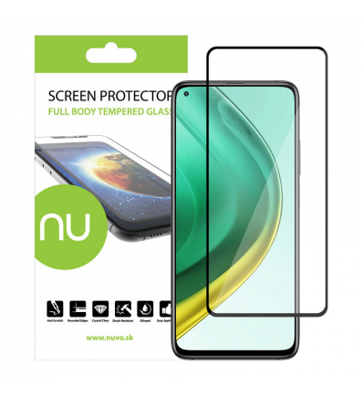 NUVO Tempered Glass Screen Protector for Xiaomi Mi 10T Pro black