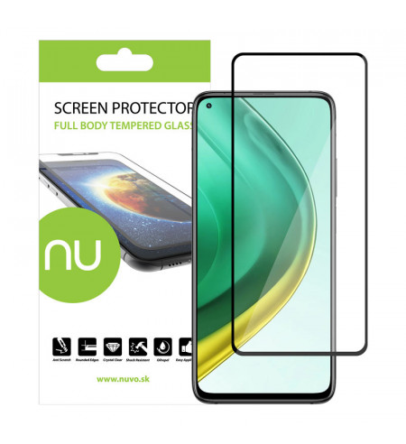 NUVO Tempered Glass Screen Protector for Xiaomi Mi 10T Pro black