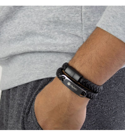 NUVO cable and bracelet USB / Lightning black 2