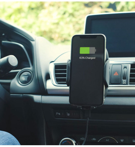 NUVO Holder for Smartphones with Wireless Charging car mount