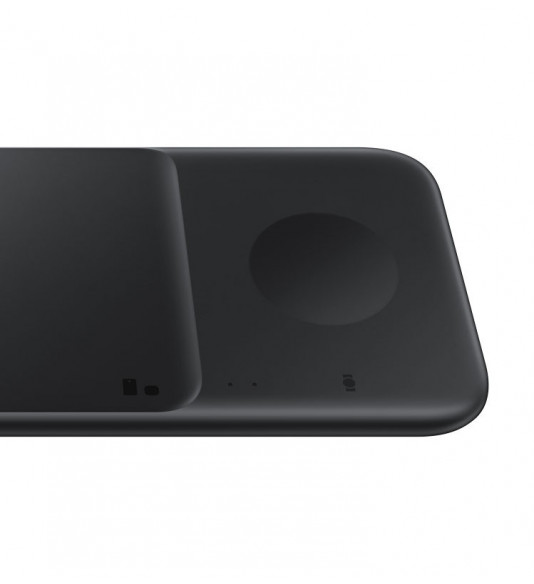 Samsung dual wireless charger with cable and power adaptor black