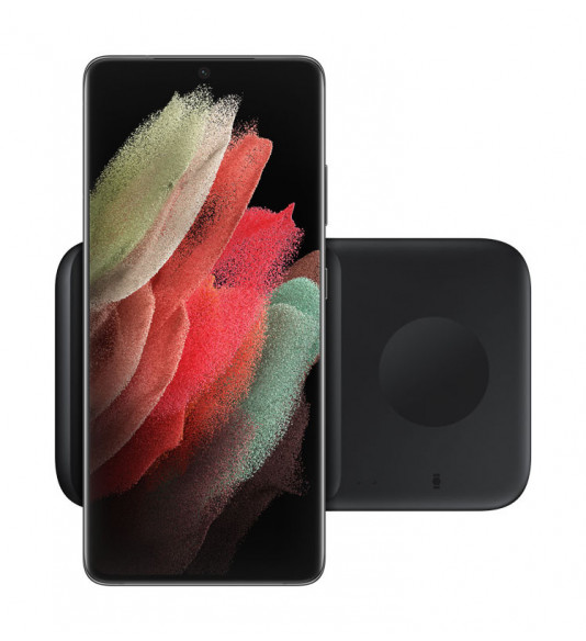 Samsung dual wireless charger with cable and power adaptor black