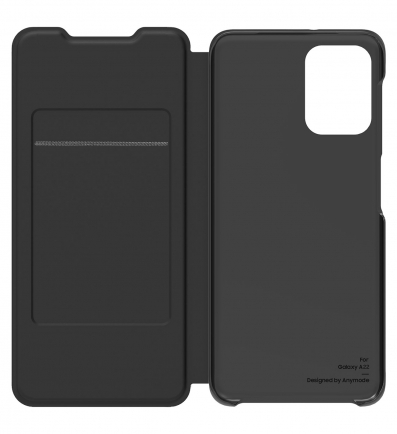 Samsung Wallet Cover for Galaxy A22 LTE black 2