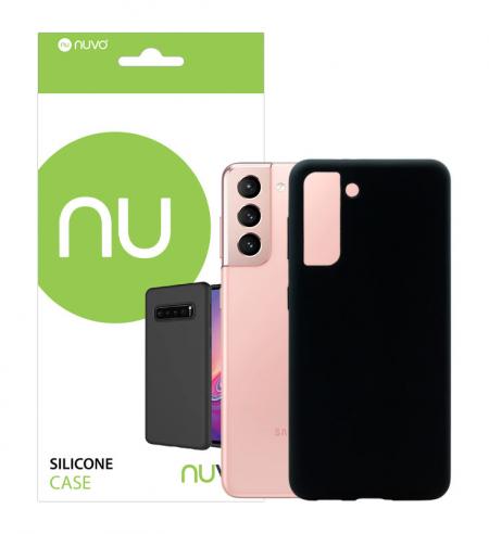 Silikónový obal NUVO na Samsung Galaxy S21 čierny
